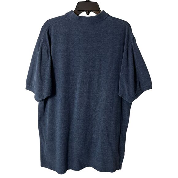 Polo Ralph Lauren Shirt Mens XL Blue Red Pony 100% Cotton Short Sleeve Pre-Owned - Picture 2 of 6